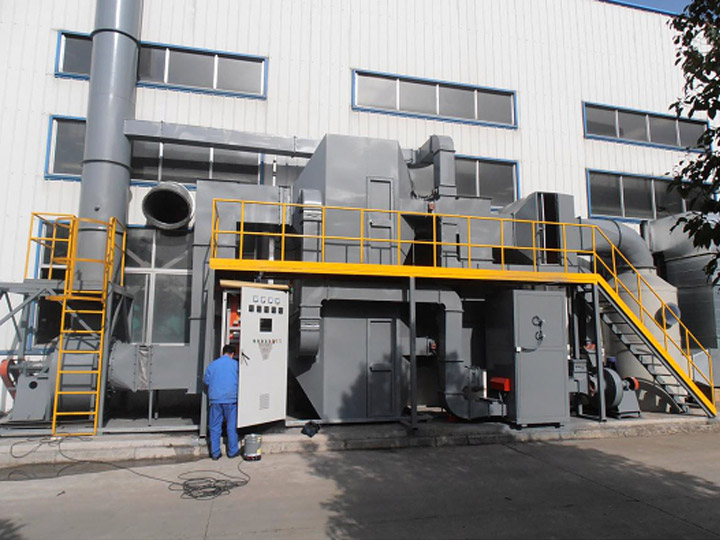 活性炭吸附-脫附+催化燃燒處理工藝